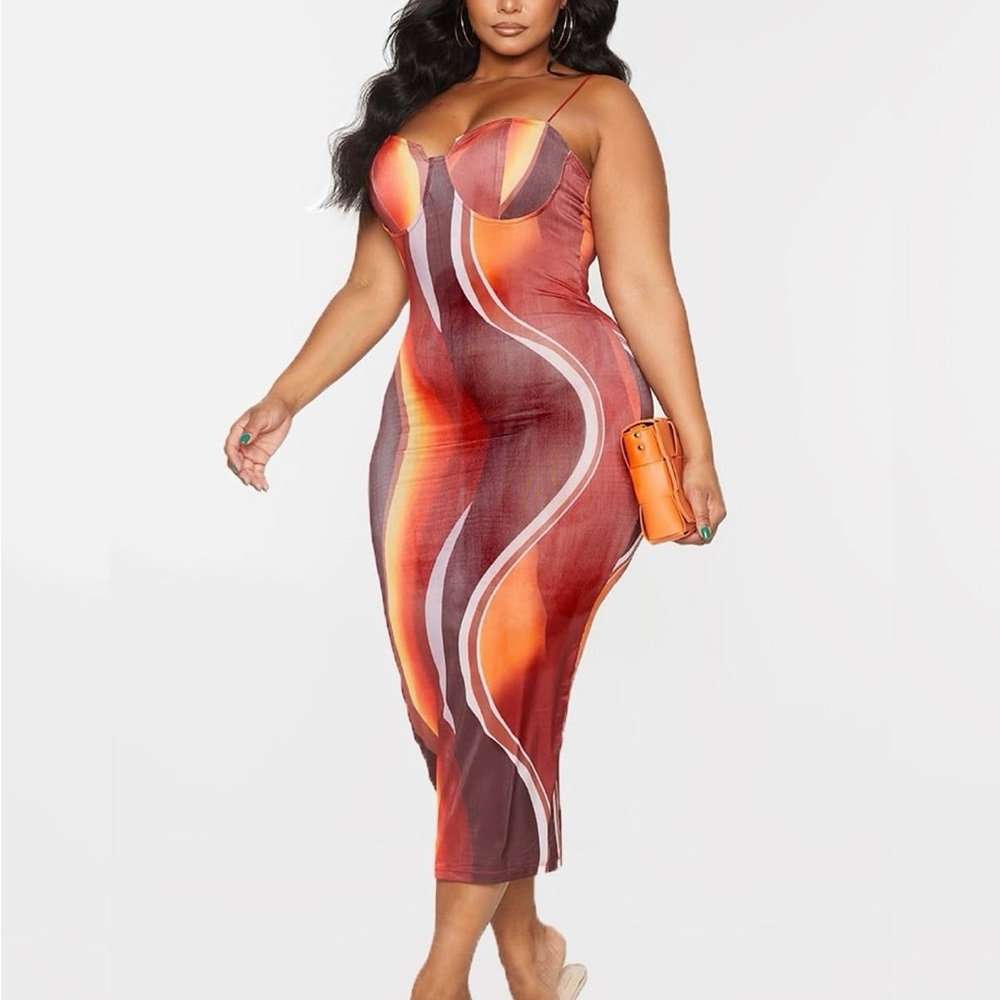 Vibrant Multicolor Bodycon Dress